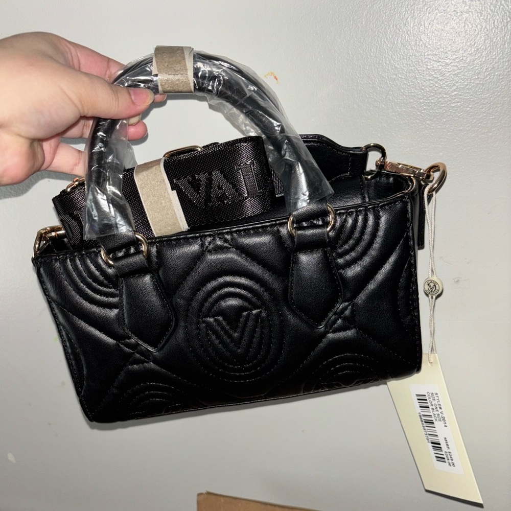 Brand New Valentino Orlandi Mini Quilted Tote Bag. Made with vegan leather. - Picture 6 of 14